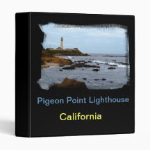 Pigeon Point Rocky Shore 3 Ring Binder