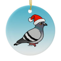 Pigeon Santa Claus Christmas Christmas Tree Ornaments
