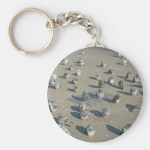 Pigeons Keychain