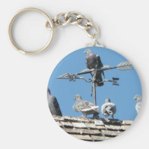 pigeons keychain