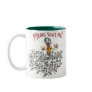 Pigeons scare me by Mudge Studios Coffee Mugs
