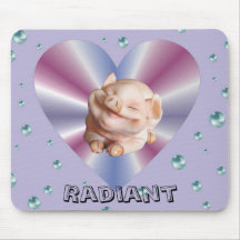 Piggies Funny Designer Mousepad
