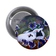 Piggies In the Garden Pinback Buttons