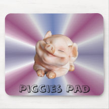 Piggies Pad Funny Designer Mousepad