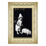 Piggy and I Mini Postcard Profile Card