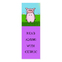Piggy Bookmarks Business Card