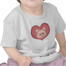 Piggy Face (temp) Tshirts
