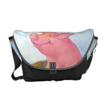Piggy Pinkles / Rickshaw Messenger Bag