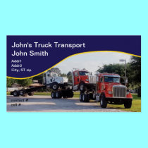 Piggybacking new truck chassis business cards