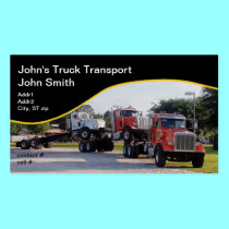 Piggybacking new truck chassis business cards