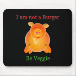 Piglet with slogan mousepads