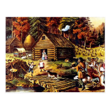 Pigs and Forks - Postcard