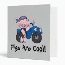 Pigs Are Cool Binder