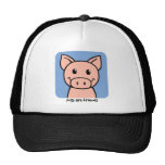 Pigs Are Friends Mesh Hats