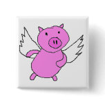 Pigs Can Fly Pinback Button