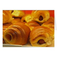 Pigs in Blankets Note Greeting Card