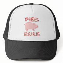 PIGS RULE TRUCKER HATS