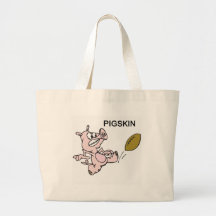 Pigskin Kicker Canvas Bags