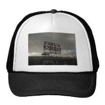 Pike Place Market In Seattle Mesh Hat