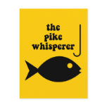 pike whisperer fishing post cards