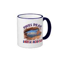 Pikes Peak America's Mountain Coffee Mugs