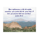 Pikes Peak from garden of the gods Postcard