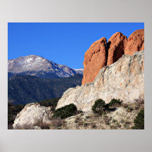 PIkes Peak & Garden of Gods Poster