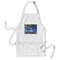 Pikes Peak Winter Snow Covered Fractal Art Apron