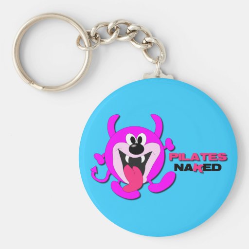 Pilates Naked Keychain