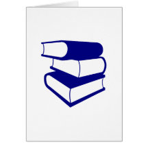 Pile de livres bleus cartes