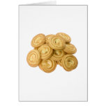 Pile of butter cookies greeting cards