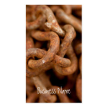 Pile of Rusty Chains; Promotional Business Card