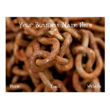Pile of Rusty Chains; Promotional Postcards