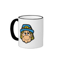 pilgrim face coffee mug