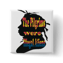 Pilgrims 2 pinback button