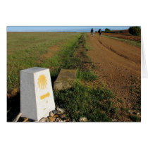 Pilgrims Near Zamora Card cards