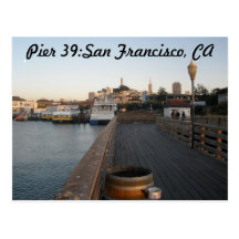 Pilier 39 : San Francisco, carte postale de CA
