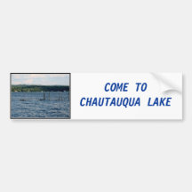 Pilier de bateau - lac Chautauqua Autocollant Pour Voiture