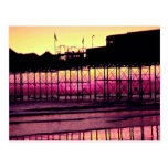 Pilier de Brighton au coucher du soleil, le Sussex Carte Postale