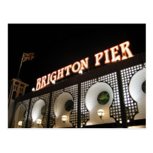 Pilier de Brighton, le Sussex, R-U Carte Postale