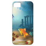 Piliers antiques de l'Atlantide, des poissons et d Coque iPhone 5 Case-Mate