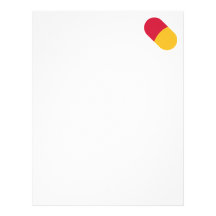 Pill tablet letterhead design