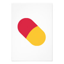 Pill tablet personalized announcement