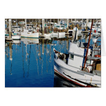 Pillar Point Harbour Greeting Card