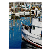 Pillar Point Harbour Greeting Card