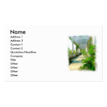 PILLARS AS A PAINTING BUSINESS CARDS