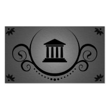 pillars of justice sophistications business card template
