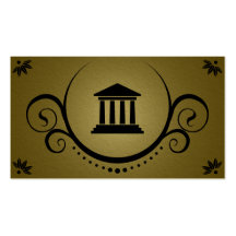 pillars of justice sophistications business cards