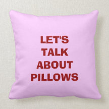 pillow talk pillow