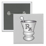 Pilon de mortier de RX Badge Avec Épingle